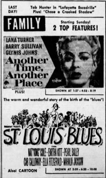 Family Theatre - June 14 1958 Ad (newer photo)